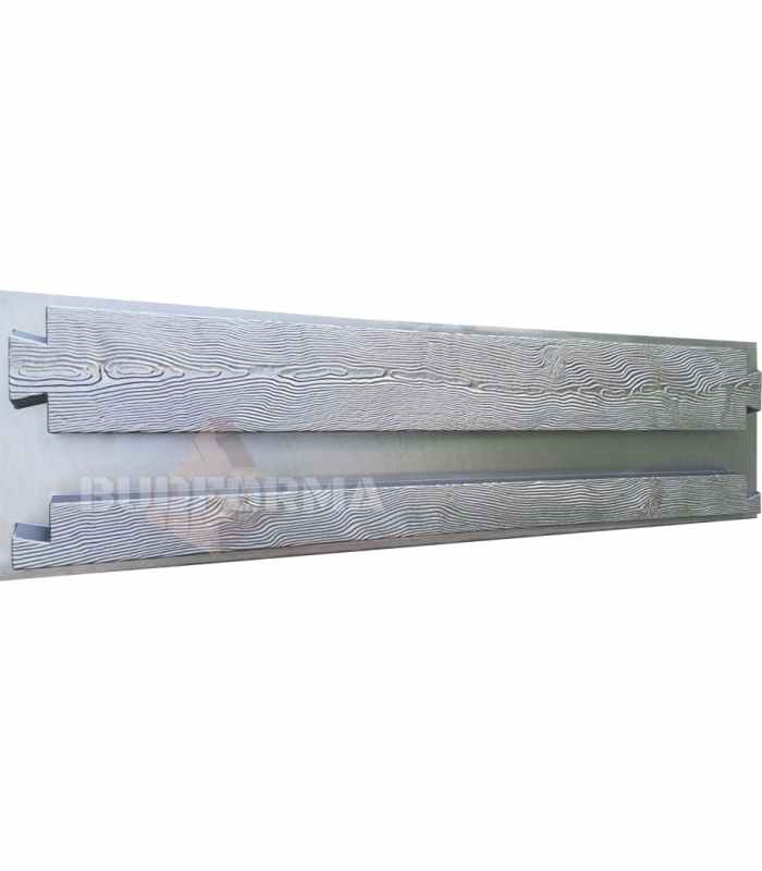 Mold for garden “Brushed board” Size 1900x250x60 mm