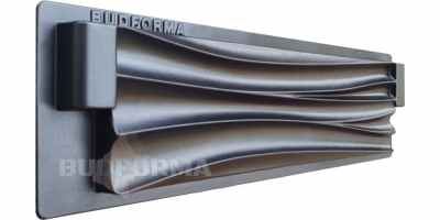 Mold for garden “Waves” Size 1000x250x60 mm