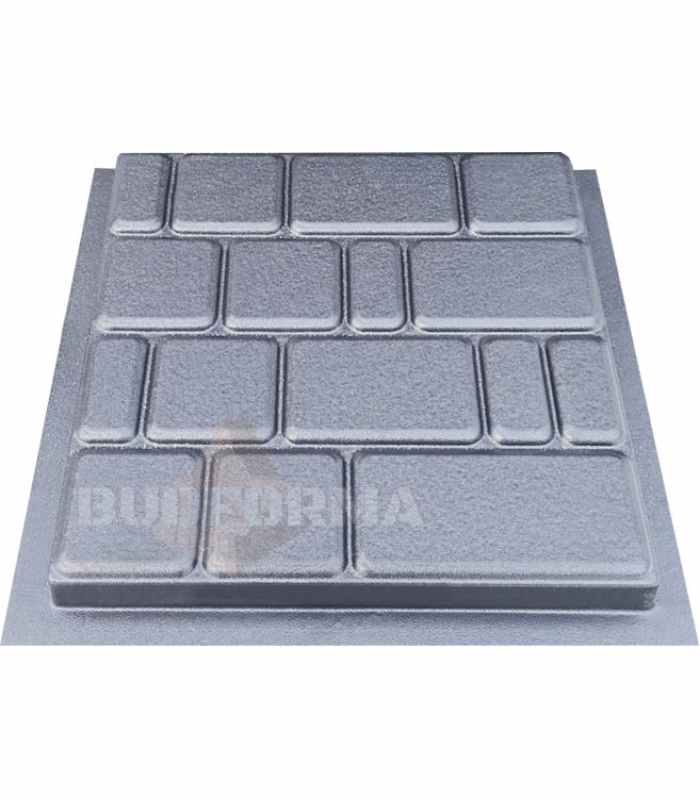 Form for paving slab "Old town shagreen" №2 Size 400х400х40 mm