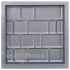 Form for paving slab "Old town shagreen" №2 Size 400х400х40 mm