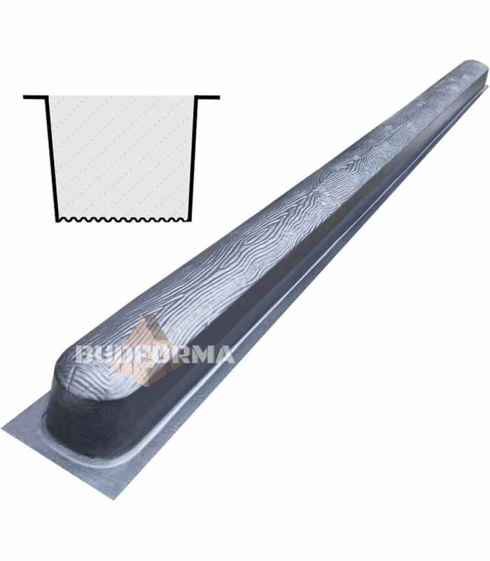 Form for post "Felling" №15 without grooves Size 2800х125х125 mm
